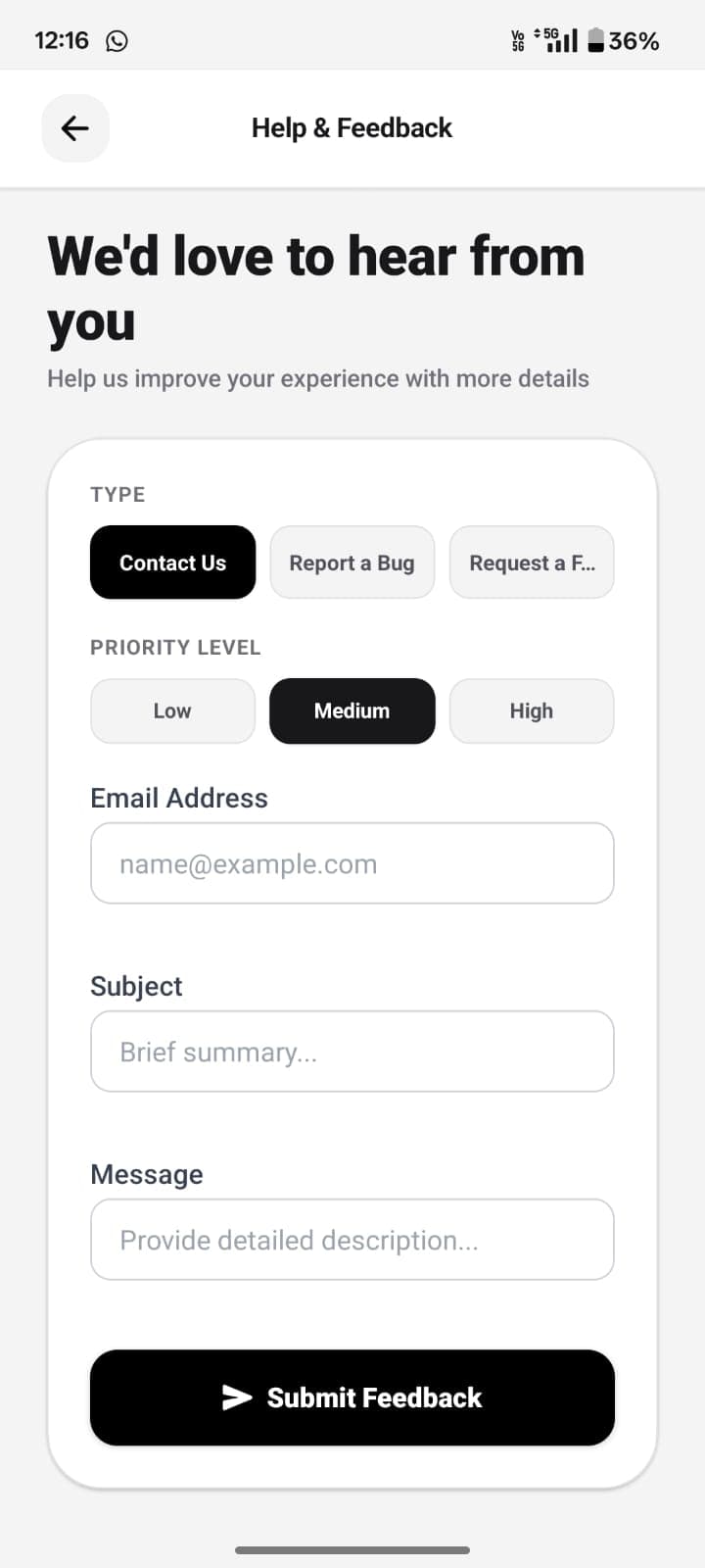 FinTrack personal finance app screenshot 25