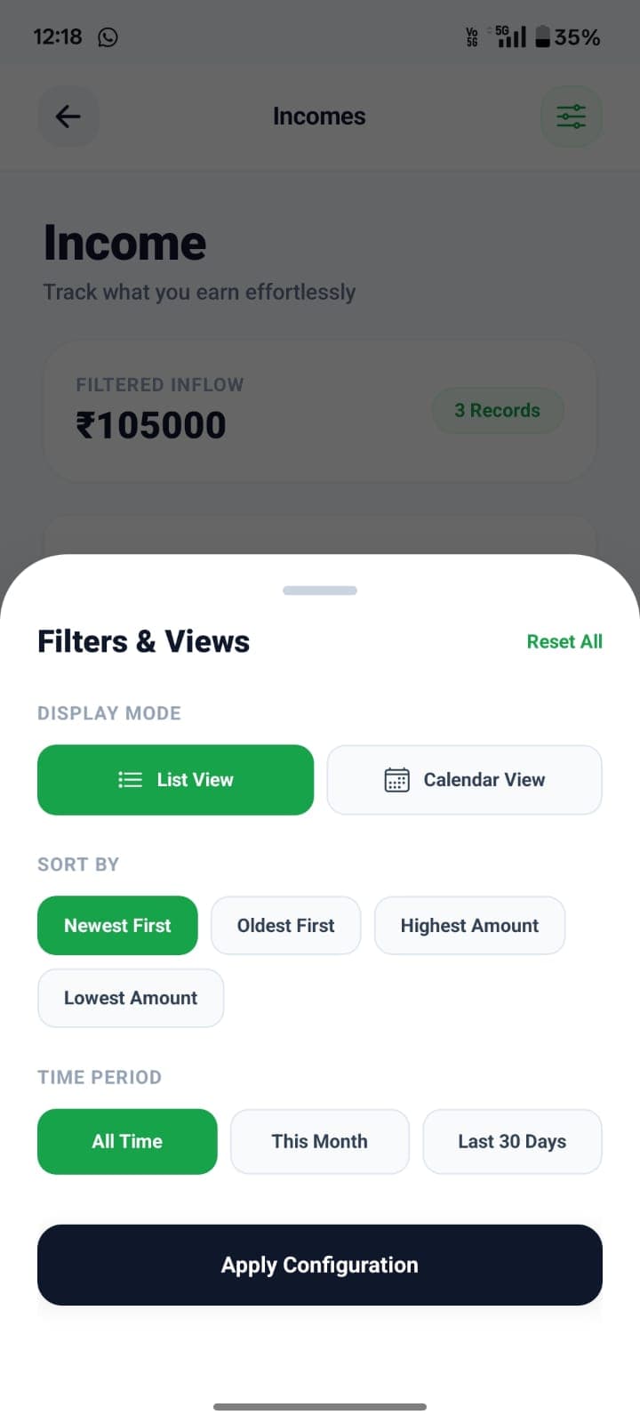 FinTrack personal finance app screenshot 45