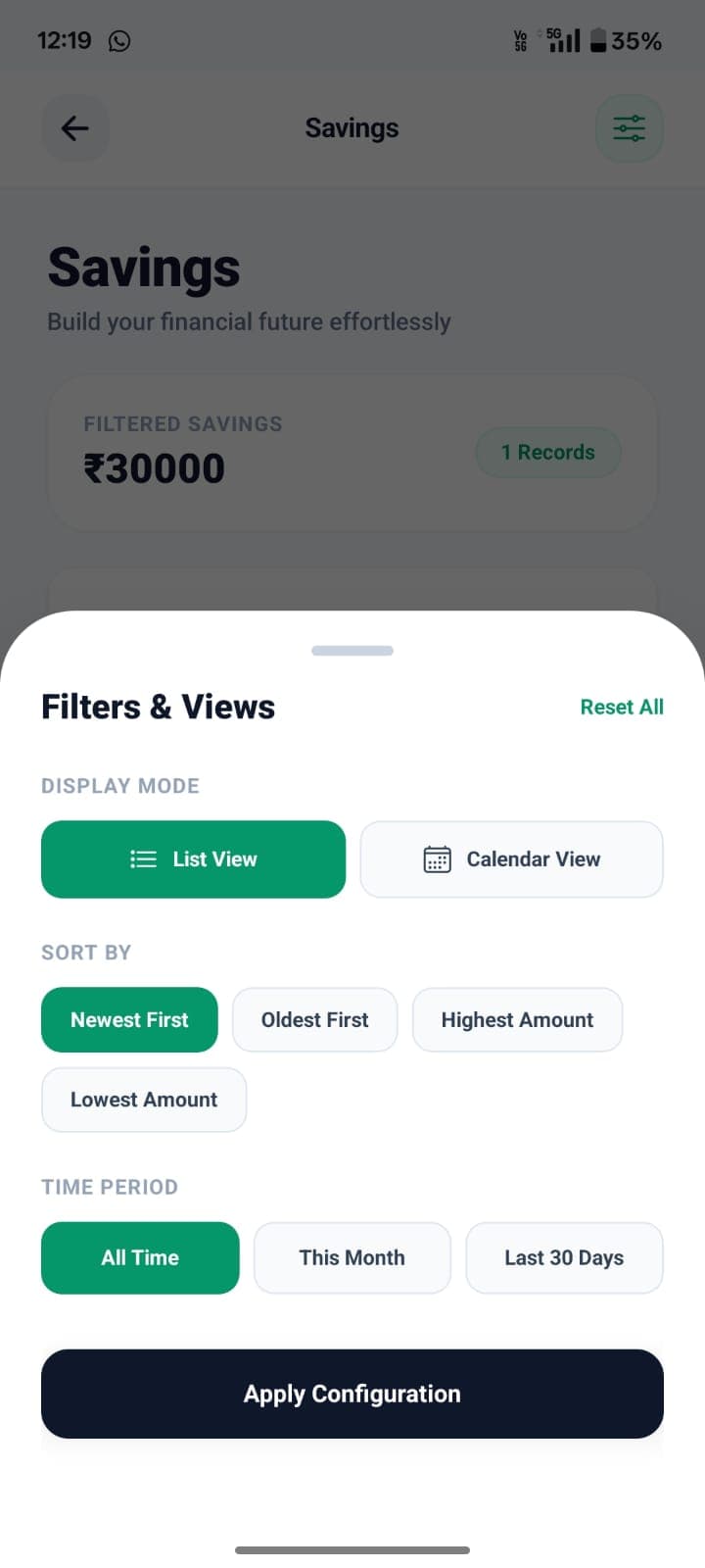 FinTrack personal finance app screenshot 54