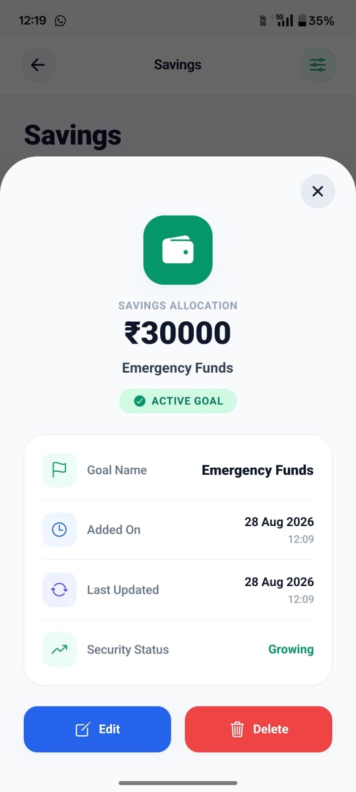 FinTrack personal finance app screenshot 55